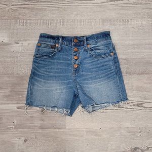 24 Madewell Button Fly Denim Shorts